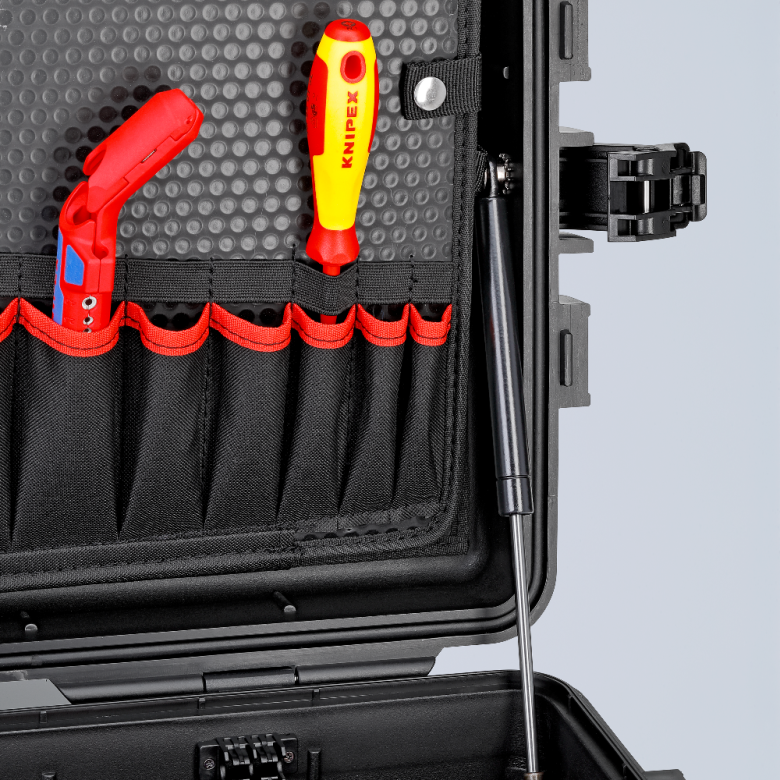กล่องเครื่องมือช่าง Knipex 00 21 37 LE Robust45 Move Electro สำหรับเครื่องมือไฟฟ้าพร้อมล้อลาก