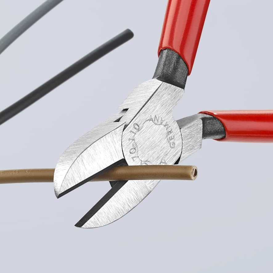 คีมตัดปากทแยง Knipex 70 01 110 SB Diagonal Cutter Nippers ด้ามพลาสติก 110 มม.
