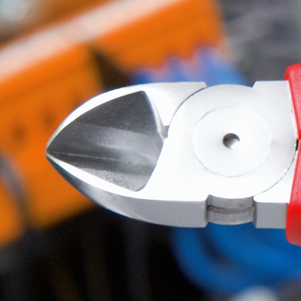คีมตัดปากทแยง Knipex 70 15 110 Diagonal Cutter Nippers ด้ามพลาสติก มัลติคอมโพเน้น 110 มม.