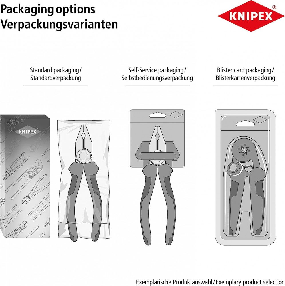 คีมอเนกประสงค์ Knipex 03 07 200 Combination Pliers ด้ามจับหุ้มฉนวน VDE 200 มม.