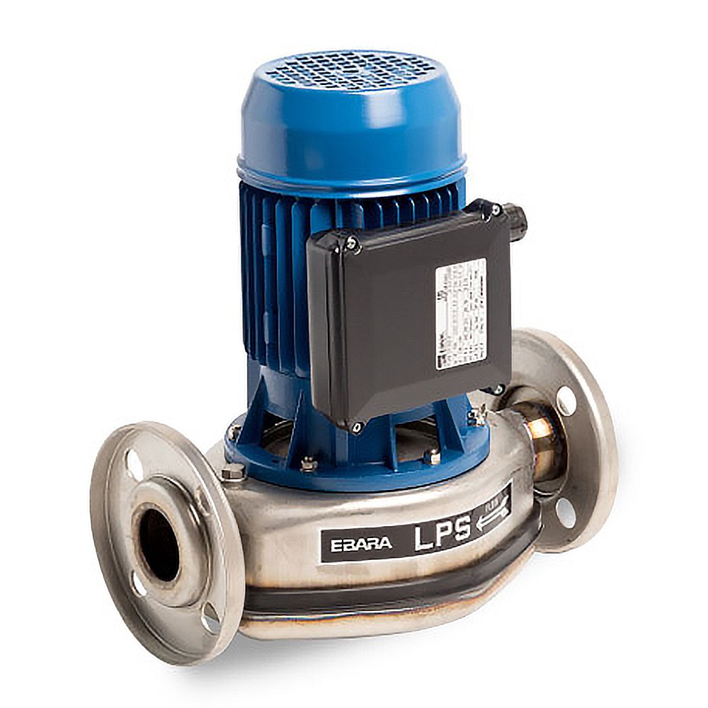 ปั๊มหอยโข่ง Ebara LPS 50/40M ปั๊มแสตนเลส IN-LINE 2 สาย 2 นิ้ว x 2 นิ้ว