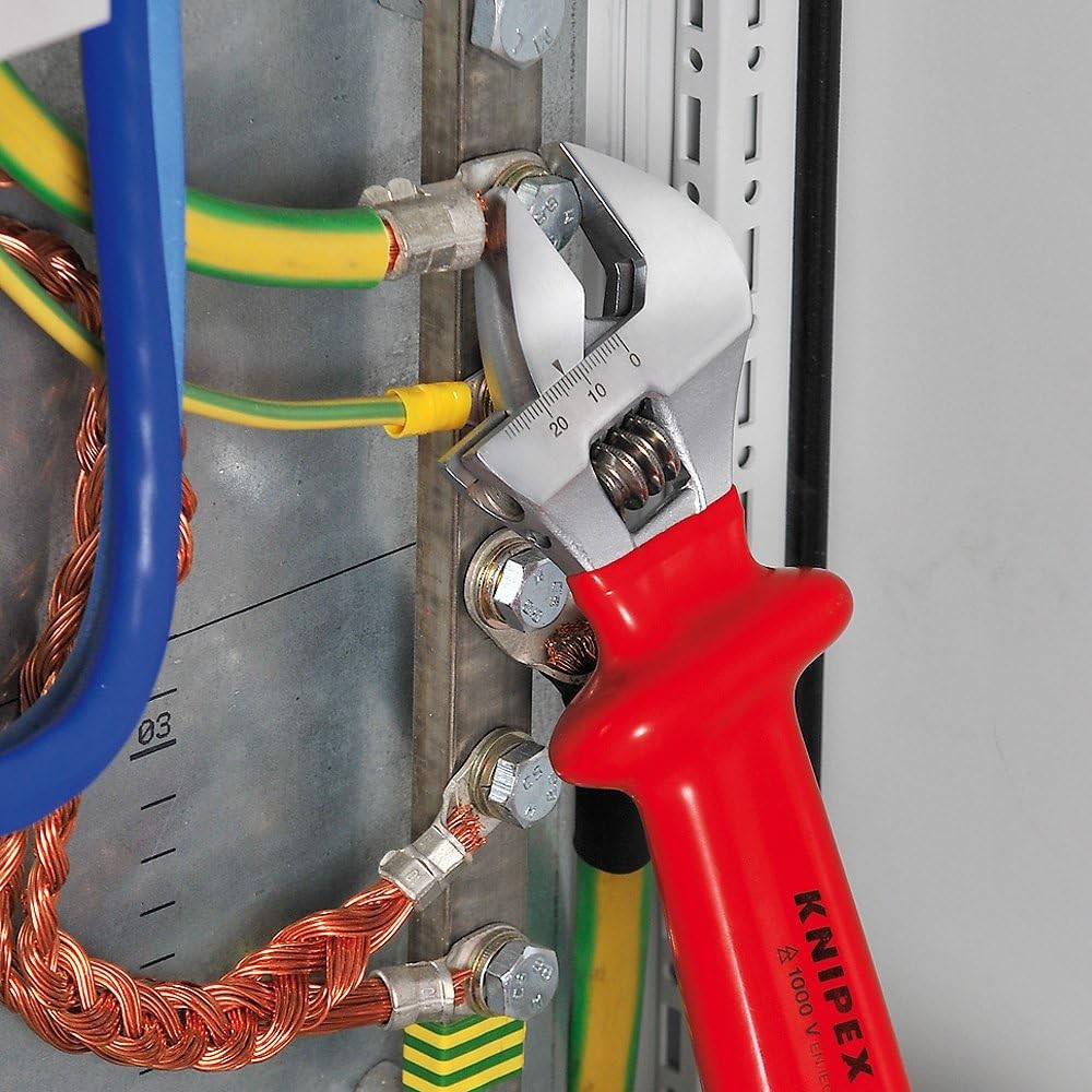 ประแจล็อค Knipex 98 07 250 VDE Insulated Adjustable Wrench ปรับระดับได้