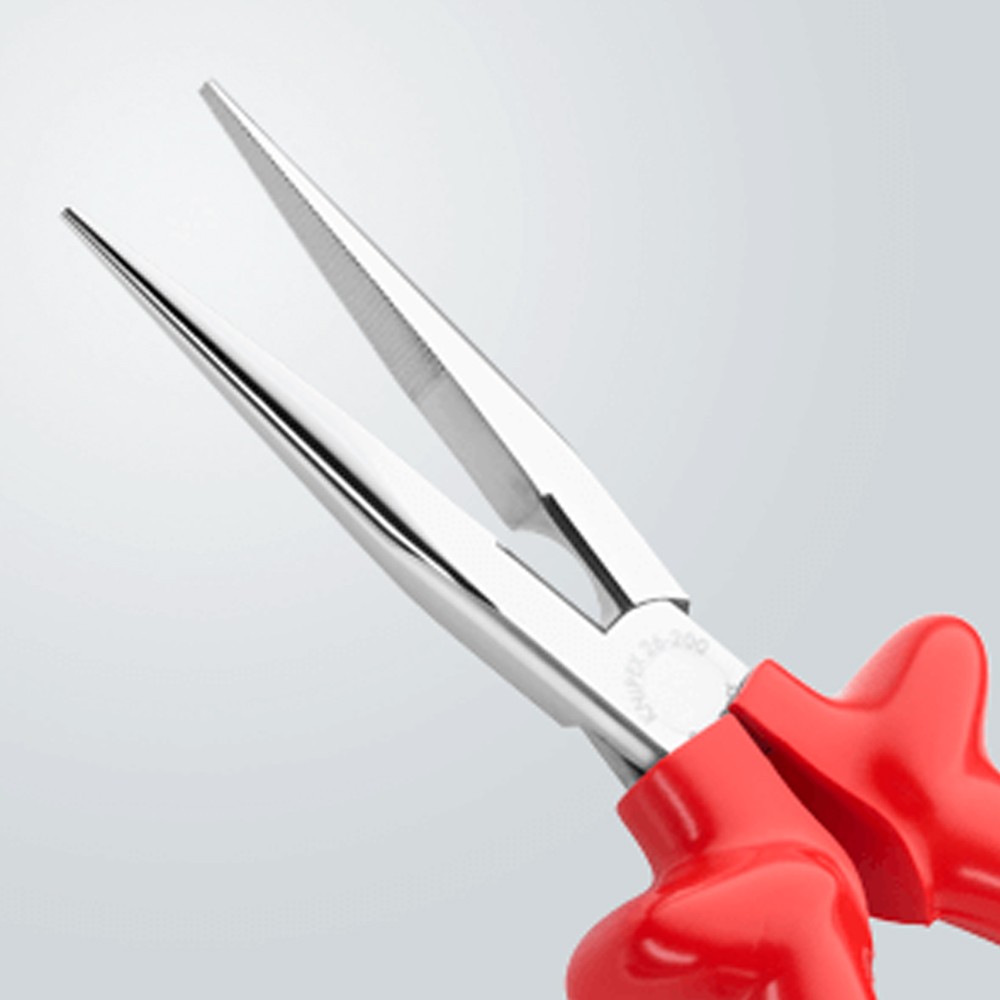 คีมปากแหลม Knipex 26 17 200 Snipe Nose Side Cutting Pliers ด้ามจับหุ้มฉนวน VDE