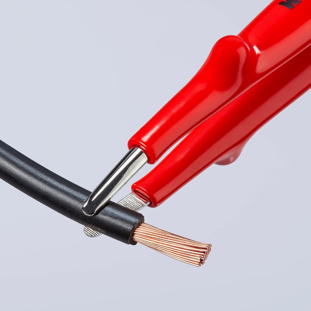 แหนบคีบอเนกประสงค์ Knipex 92 67 63 Universal Tweezers insulated 1000V ด้ามจับหุ้มฉนวน VDE