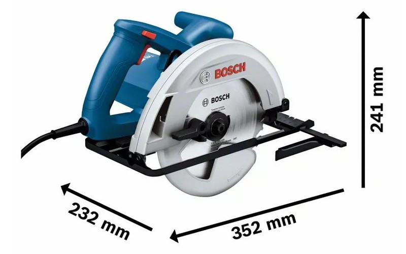 เลื่อยวงเดือน BOSCH GKS 130 ขนาด 7 นิ้ว