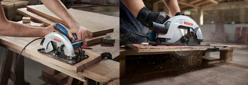 เลื่อยวงเดือน BOSCH GKS 130 ขนาด 7 นิ้ว