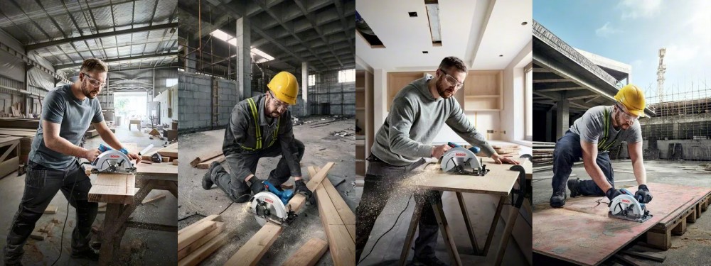 เลื่อยวงเดือน BOSCH GKS 130 ขนาด 7 นิ้ว