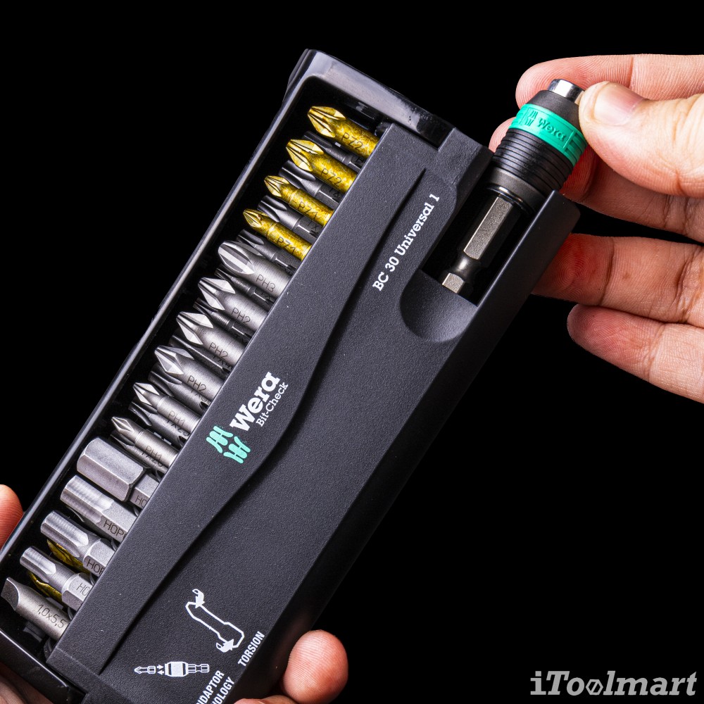 ชุดดอกไขควง Wera Bit-Check 30 Universal 1 05056440001 ชุด 30 ชิ้น