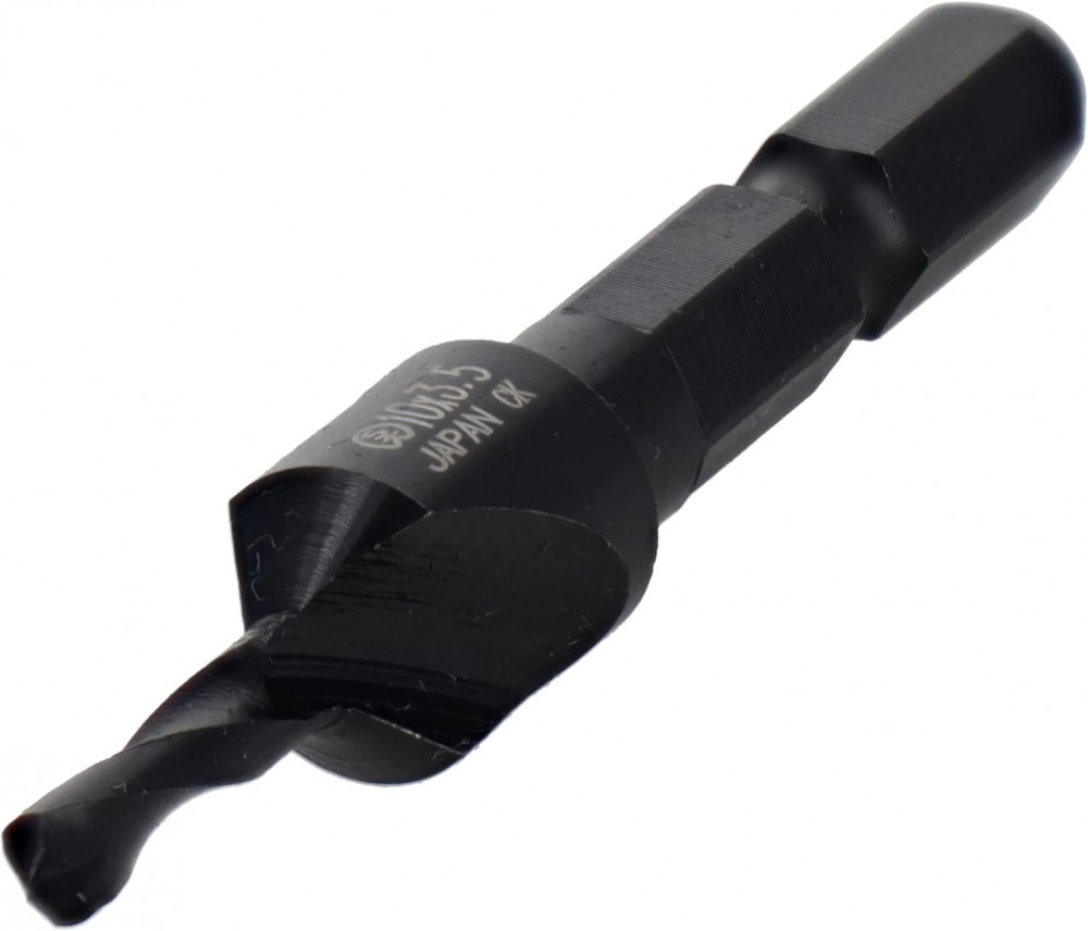 ดอกสว่านเจาะนำ เตเปอร์ ONISHI MS-10-3.5 ขนาด 10.0x3.5 ก้าน Hex