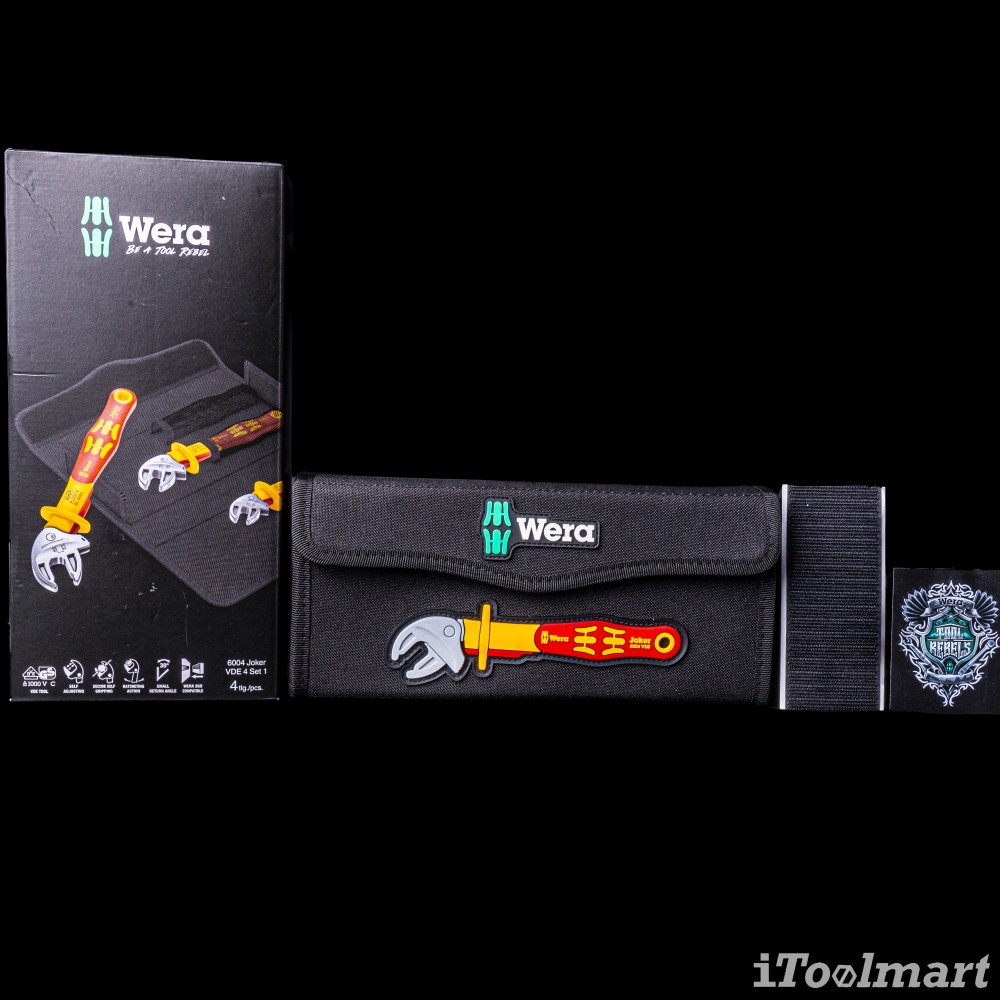 ประแจเลื่อน Wera 6004 Joker VDE 4 Set 1 05020170001 ชุด 4 ชิ้น