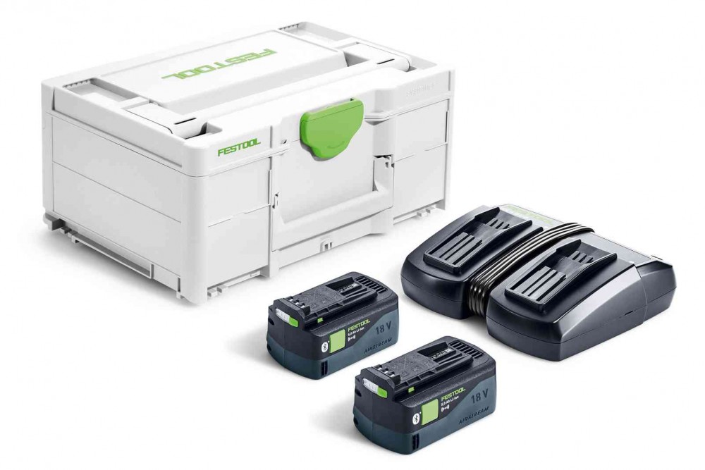 ชุดแบตเตอรี่ FESTOOL 577707 Energy set SYS 18V 2x5,0/TCL 6 DUO