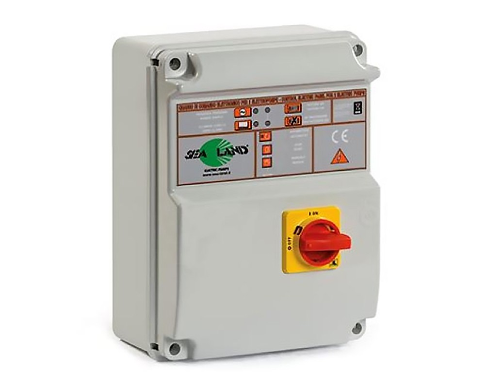 ตู้ควบคุม สำหรับปั๊มน้ำ SEALAND CBT 08/1000 ไฟ 3 สาย 0.75-10HP 380 โวลต์