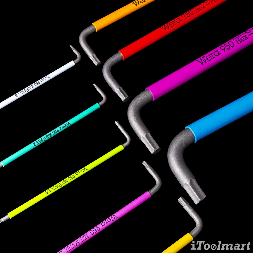 ประแจหกเหลี่ยมหัวบอล Wera 950/9 Hex-Plus Christmas 2023 05136041001