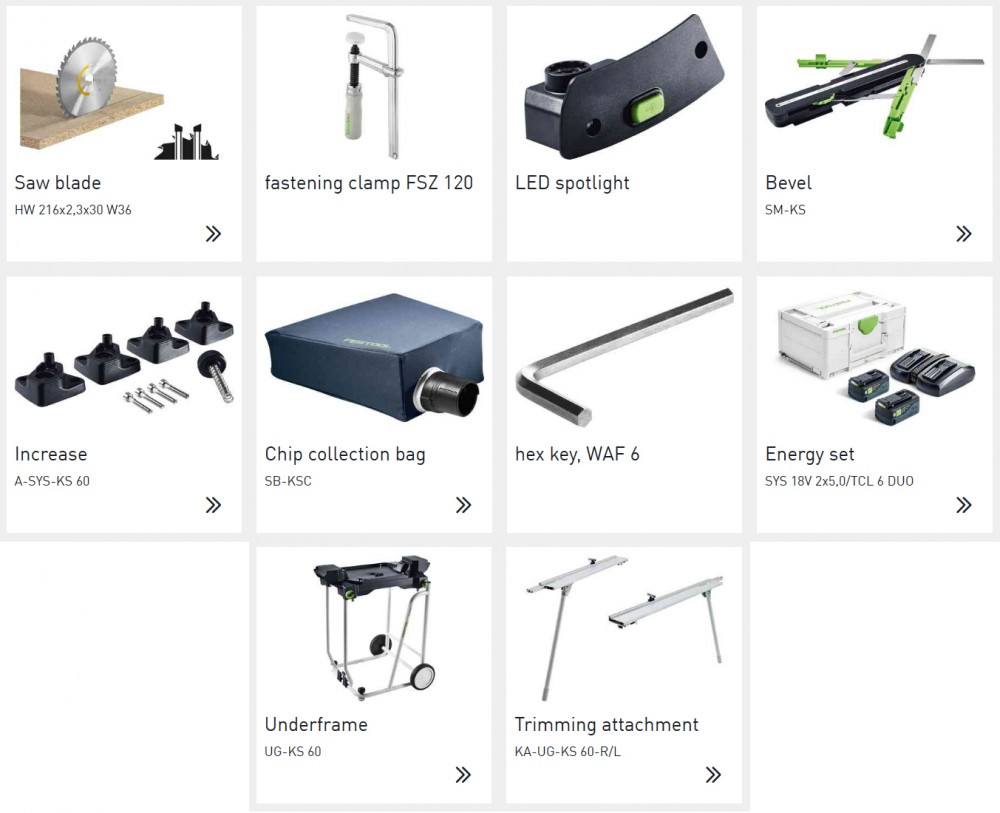 แท่นตัดองศา FESTOOL 576668 KSC 60 EB 5,0 I-UG พร้อมชุดอุปกรณ์