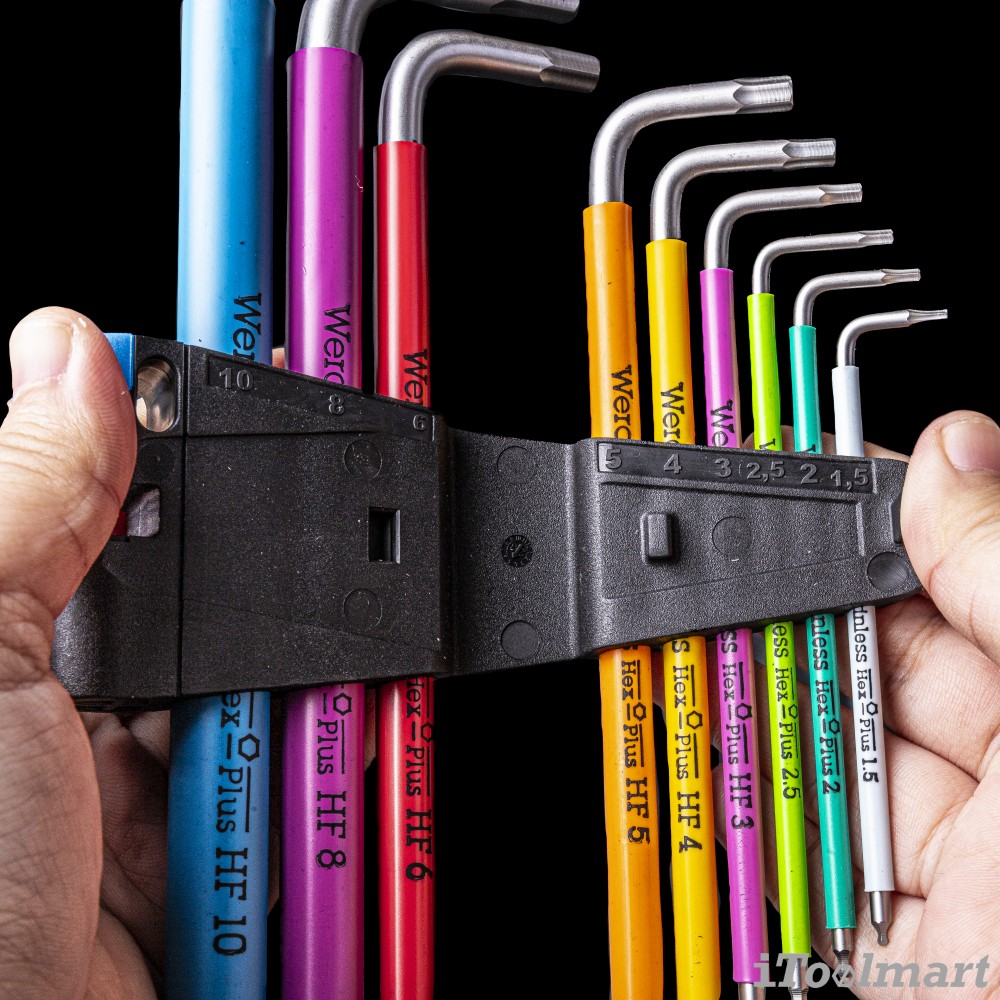 ชุดประแจหกเหลี่ยม 3950/9 Hex-Plus Multicolour HF Stainless 1 ลูกปืน 5022699001