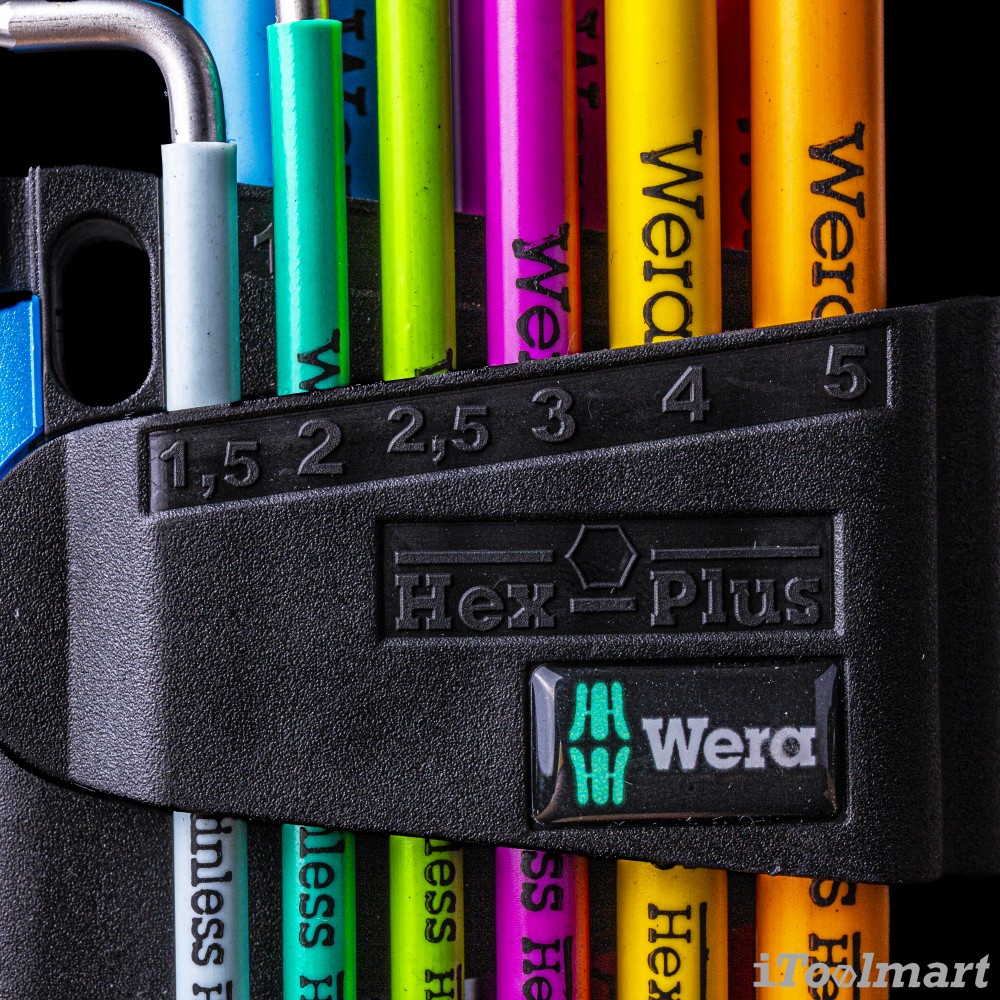 ชุดประแจหกเหลี่ยม 3950/9 Hex-Plus Multicolour HF Stainless 1 ลูกปืน 5022699001