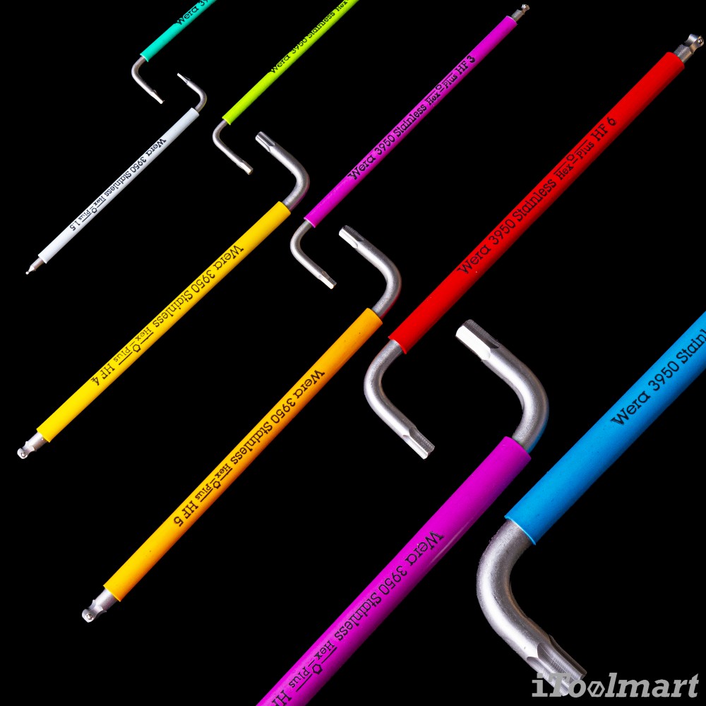 ชุดประแจหกเหลี่ยม 3950/9 Hex-Plus Multicolour HF Stainless 1 ลูกปืน 5022699001