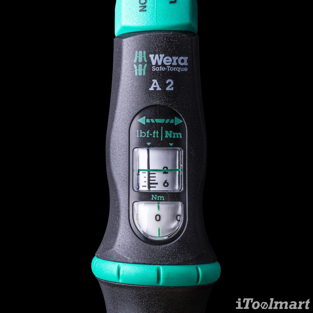 ประแจปอนด์ Wera Safe-Torque A2 1/4 hexagon drive 2-12 Nm 05075801001
