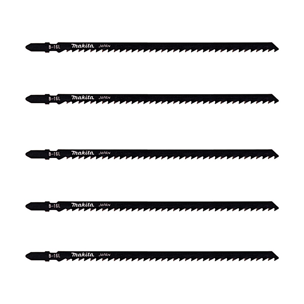 ใบจิ๊กซอ MAKITA 792726-5 B-Type NO.B-16L สำหรับตัดไม้ (แพ็ค 5 ใบ)
