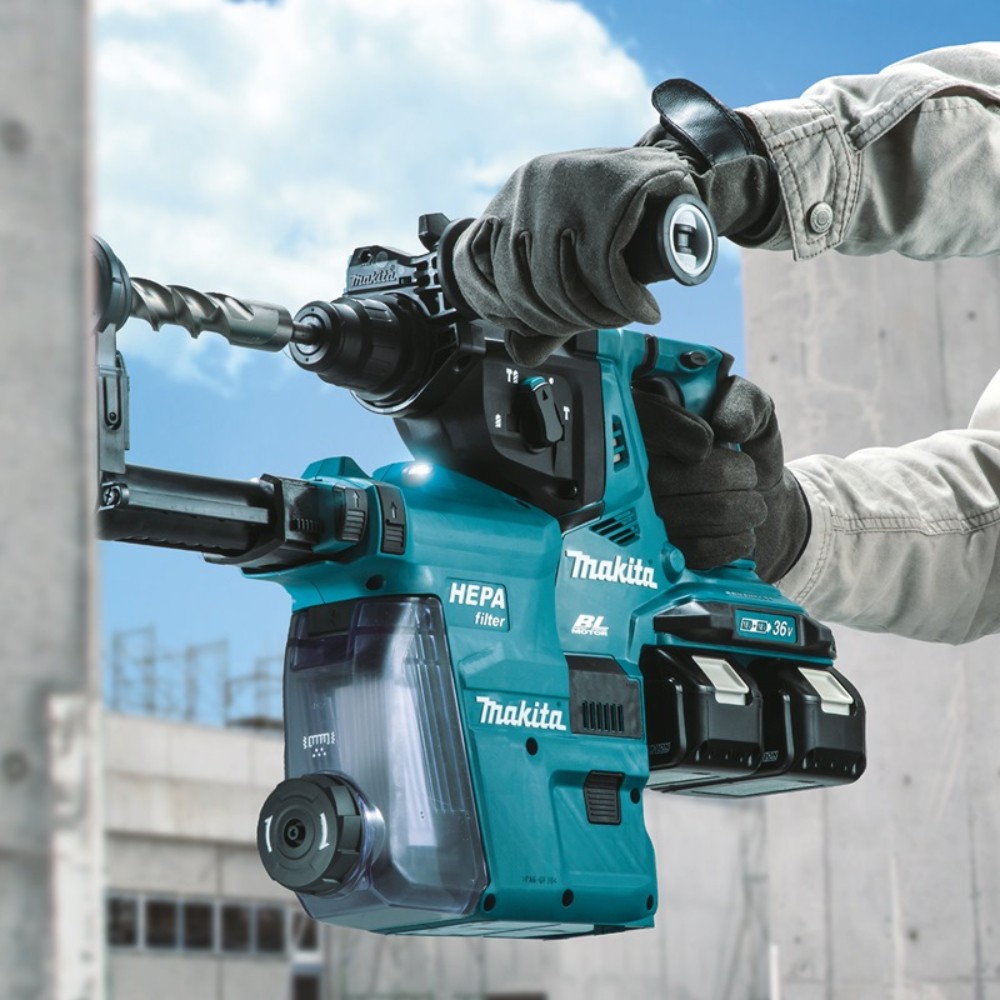 ชุดระบบดูดฝุ่น MAKITA 199583-6 Dust Extraction System Set DX09 สำหรับสว่านโรตารี่ DHR283