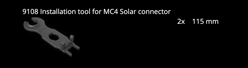 ประแจขัน MC4 Wera 9108/2 PV Set of installation tools for MC4 05136700001 ชุด 2 ชิ้น