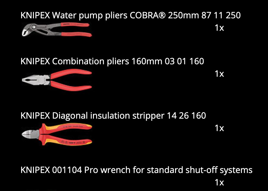 ชุดเครื่องมือช่าง Wera 2go SHK 1 05136071001 Tool set plumping heating and air conditioning