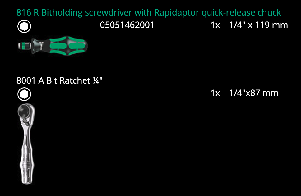 ชุดไขควง Wera 9752 Foam insert KK Ratchet functionality set 1 05150152001 ชุด 24 ชิ้น