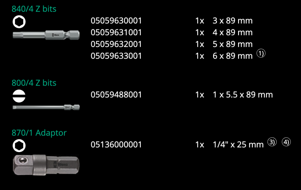 ชุดไขควง Wera 9752 Foam insert KK Ratchet functionality set 1 05150152001 ชุด 24 ชิ้น