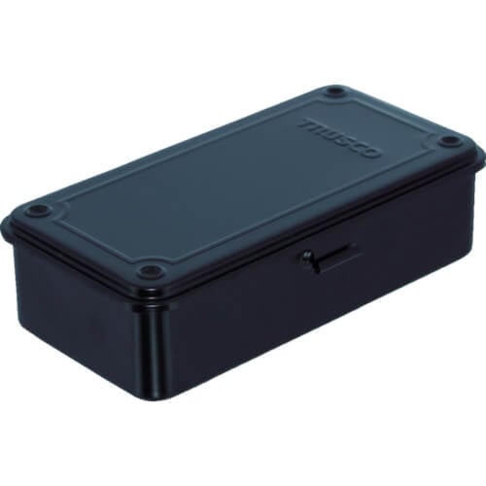 กล่องเครื่องมือ TRUSCO T190MBK กล่องเหล็ก ขนาด 203 x 109 x 56 mm สีดำ