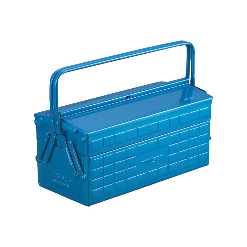 กล่องเครื่องมือ TRUSCO ST3500B กล่องเหล็กสองชั้น ขนาด 350 x 160 x 260 mm