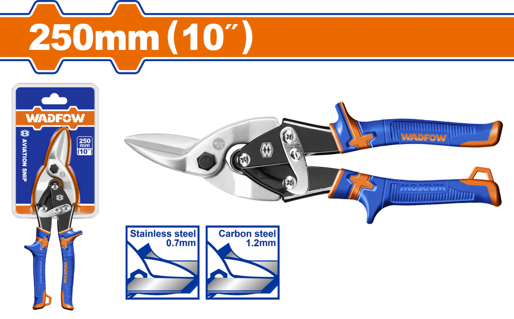 กรรไกรตัดสังกะสี WADFOW 10 WAS1410