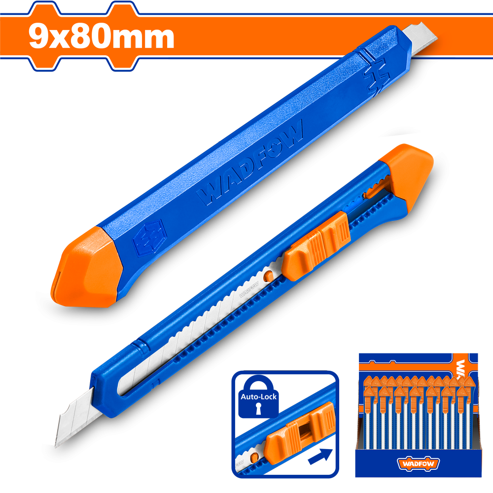มีดคัดเตอร์ WADFOW 9x80mm WSK2902
