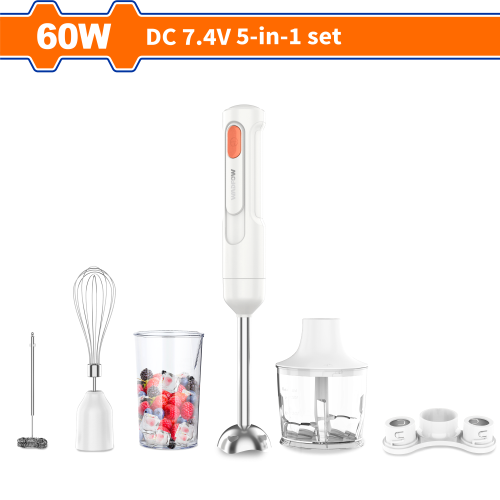 เครื่องปั่นไร้สาย WADFOW WFN042T เครื่องปั่น 5 in 1