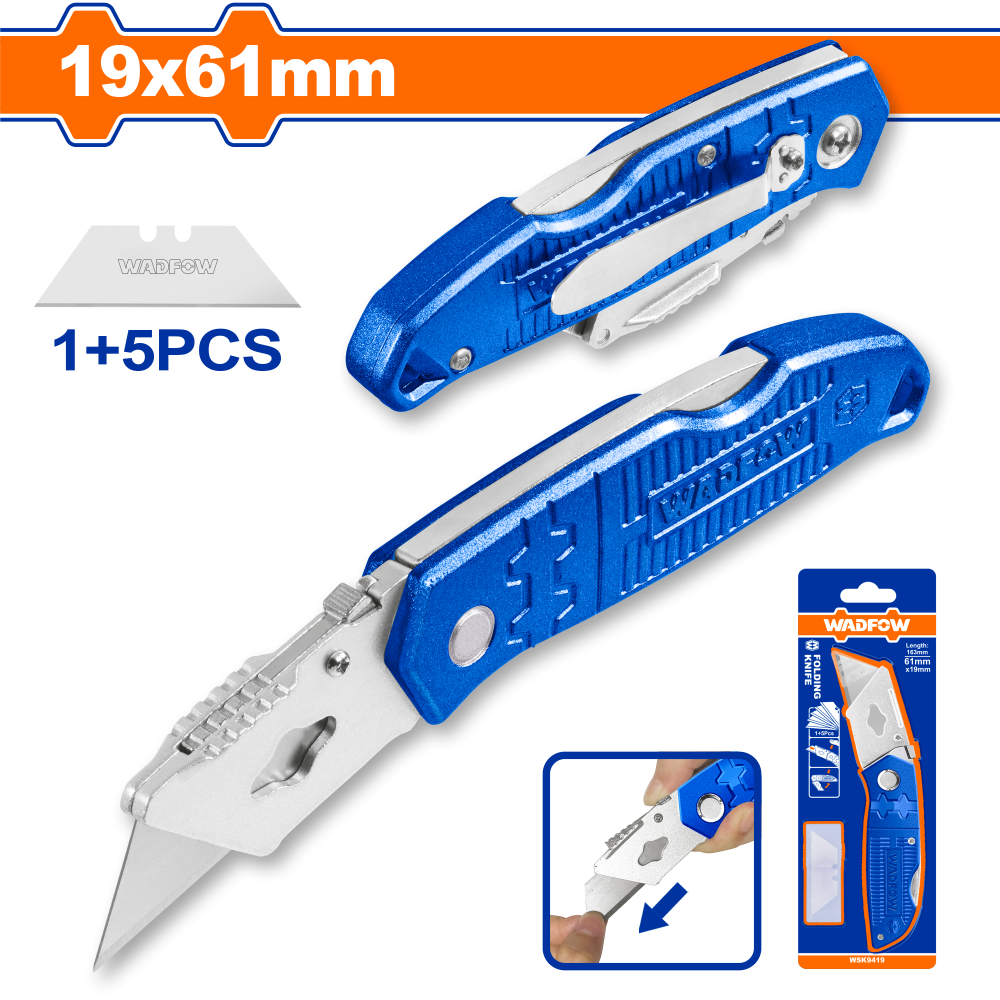 มีดอเนกประสงค์ WADFOW WSK9419 ขนาด 19x61mm 