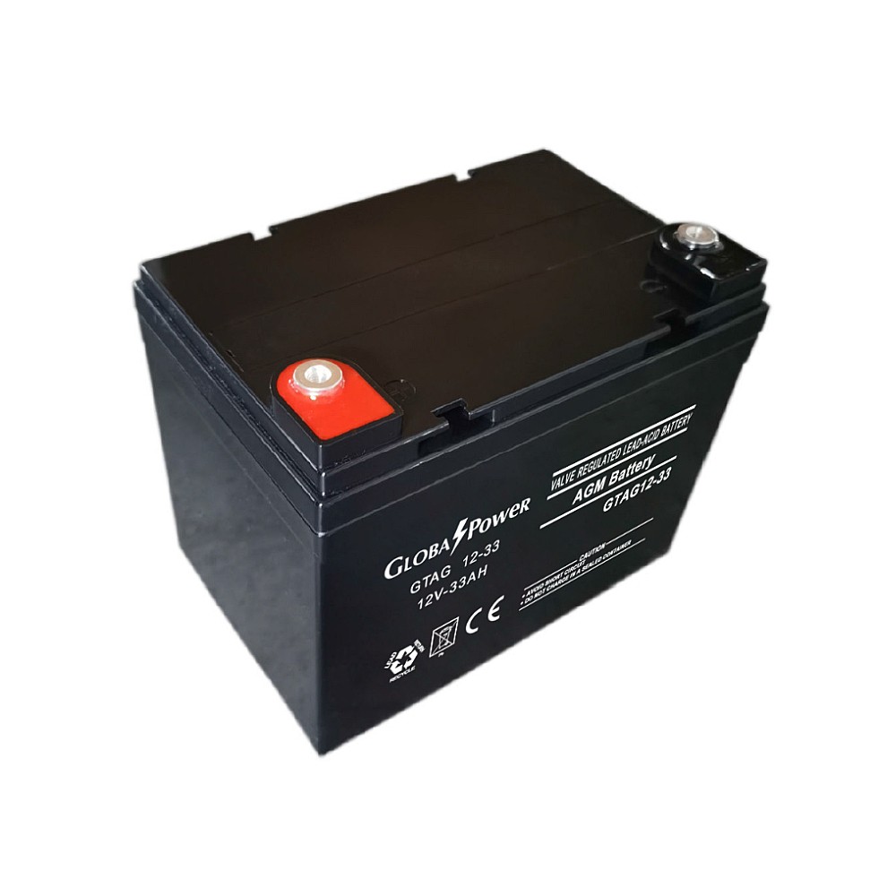 แบตเตอรี่แห้ง GLOBAL POWER GTAG 1233 12V 33Ah AGM SERIES