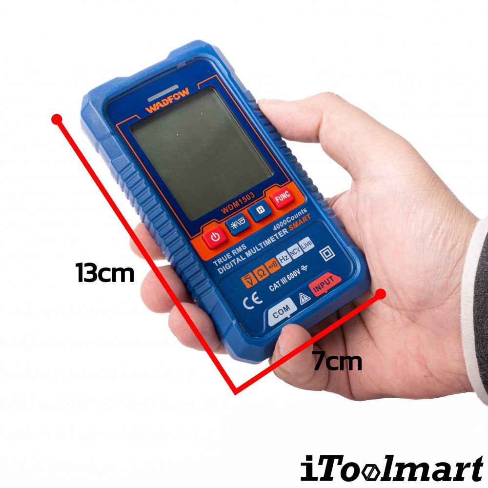 มัลติมิเตอร์ แบบดิจิตอล WADFOW WDM1503