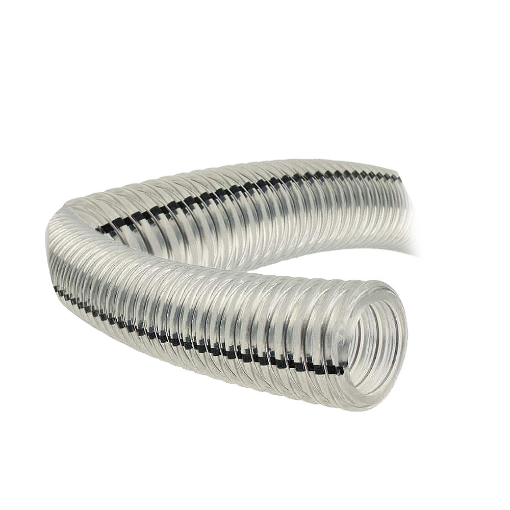 สายยางฟู้ดเกรด PVC อ่อน TOYOX TFE 38 สายดูดอาหารลวดสปริง ขนาด 1 1 2 นิ้ว ม้วน 20 เมตร
