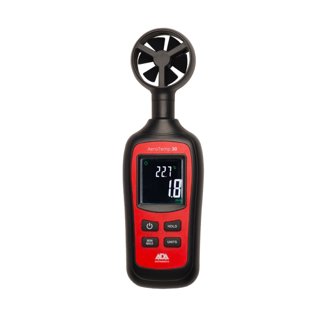 เครื่องวัดความเร็วลม ADA AEROTEMP 30 ช่วงการวัด 04  30 ms ช่วงอุณหภูมิ 0ºС  50ºС