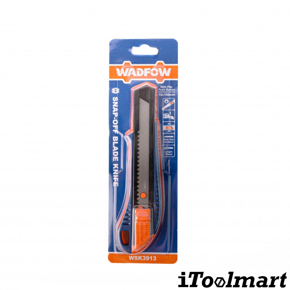 มีดคัดเตอร์ WADFOW 18x100mm WSK3913