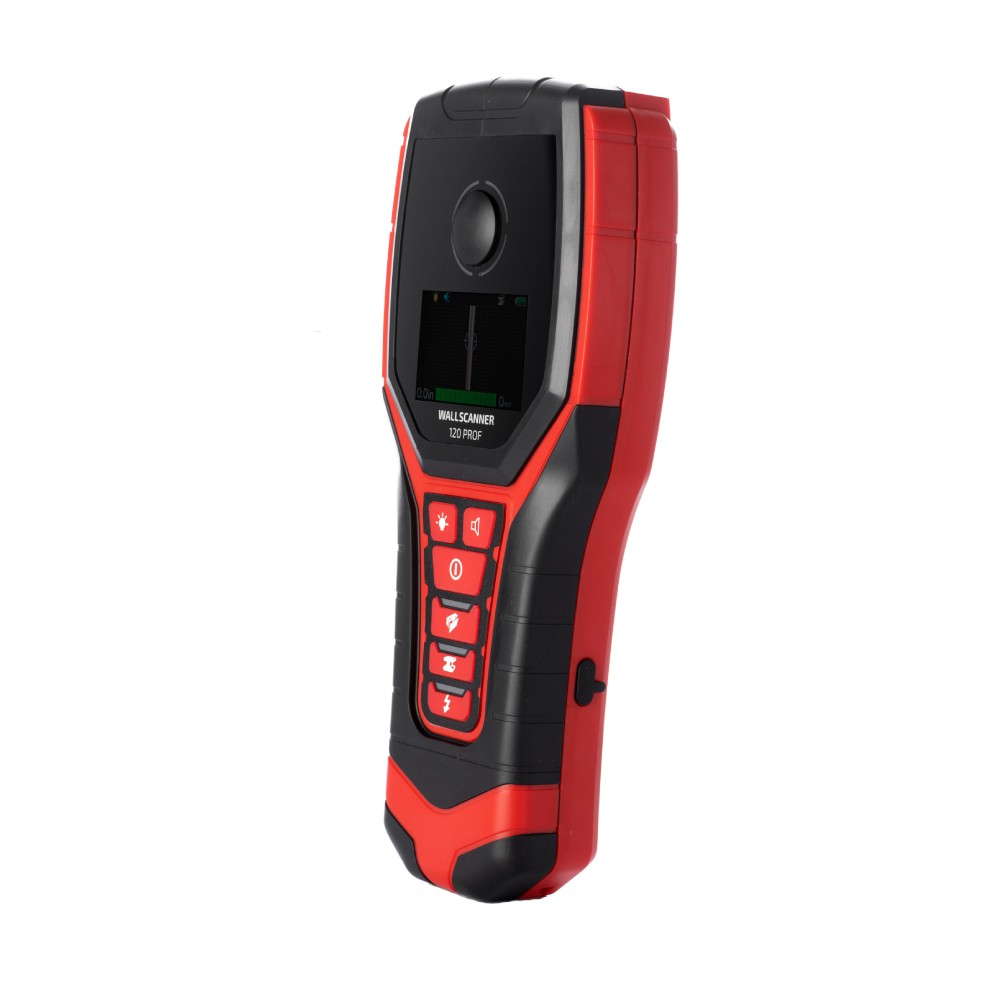 เครื่องสแกนผนัง ADA Wall Scanner 120 Prof เวลาใช้งานสูงสุด 6 ชั่วโมง อุณหภูมิการทำงาน 10ºС  50ºС