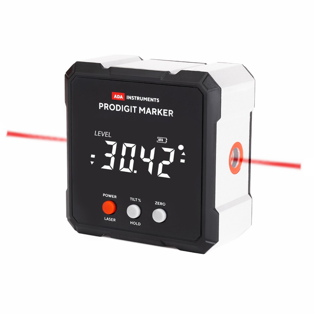 เครื่องมือวัดมุมเลเซอร์ ADA PRODIGIT MARKER ระยะการวัด 4 x 90º ความแม่นยำ ± 02º