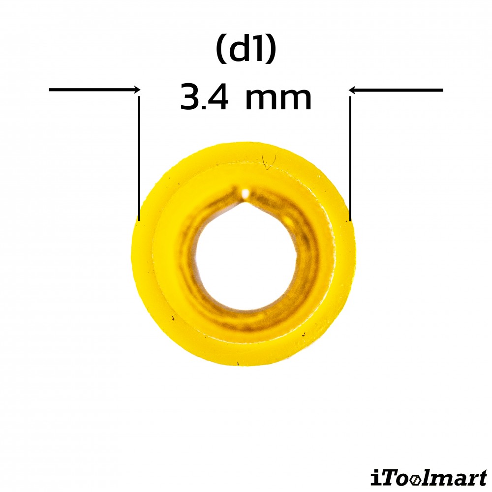 หางปลาแฉกหุ้ม KST SV5 5 สีเหลือง ขนาด 6 mm² 100 ตัว หางปลาแฉกหุ้ม KST SV5 5 สีเหลือง ขนาด 6 mm² 100 ตัว