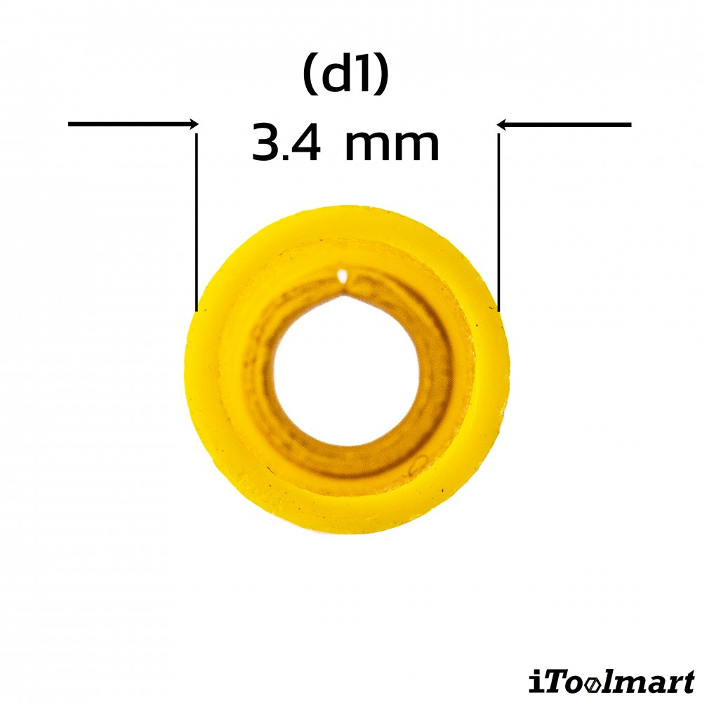 หางปลาแฉกหุ้ม KST SVL5 6 สีเหลือง ขนาด 6 mm² 100 ตัว หางปลาแฉกหุ้ม KST SVL5 6 สีเหลือง ขนาด 6 mm² 100 ตัว