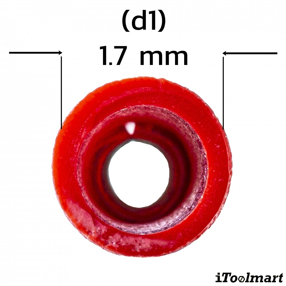 หางปลาแฉกหุ้ม KST SVS1 5 สีแดง ขนาด 1 5 mm² 100 ตัว หางปลาแฉกหุ้ม KST SVS1 5 สีแดง ขนาด 1 5 mm² 100 ตัว