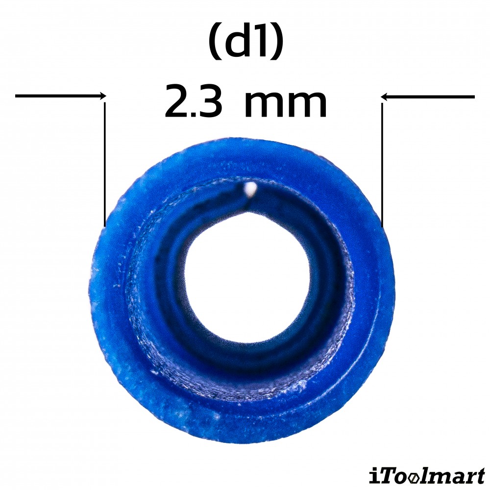 หางปลาแฉกหุ้ม KST SVS2 3 7 สีน้ำเงิน ขนาด 2 5 mm² 100 ตัว