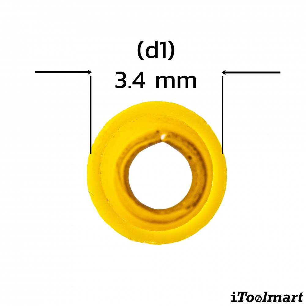 หางปลาแฉกหุ้ม KST SVS5 4 สีเหลือง ขนาด 6 mm² 100 ตัว หางปลาแฉกหุ้ม KST SVS5 4 สีเหลือง ขนาด 6 mm² 100 ตัว