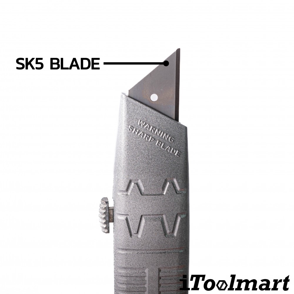 มีดคัดเตอร์อลูมิเนียม WADFOW WSK6661 ขนาด 19 x 61 mm 