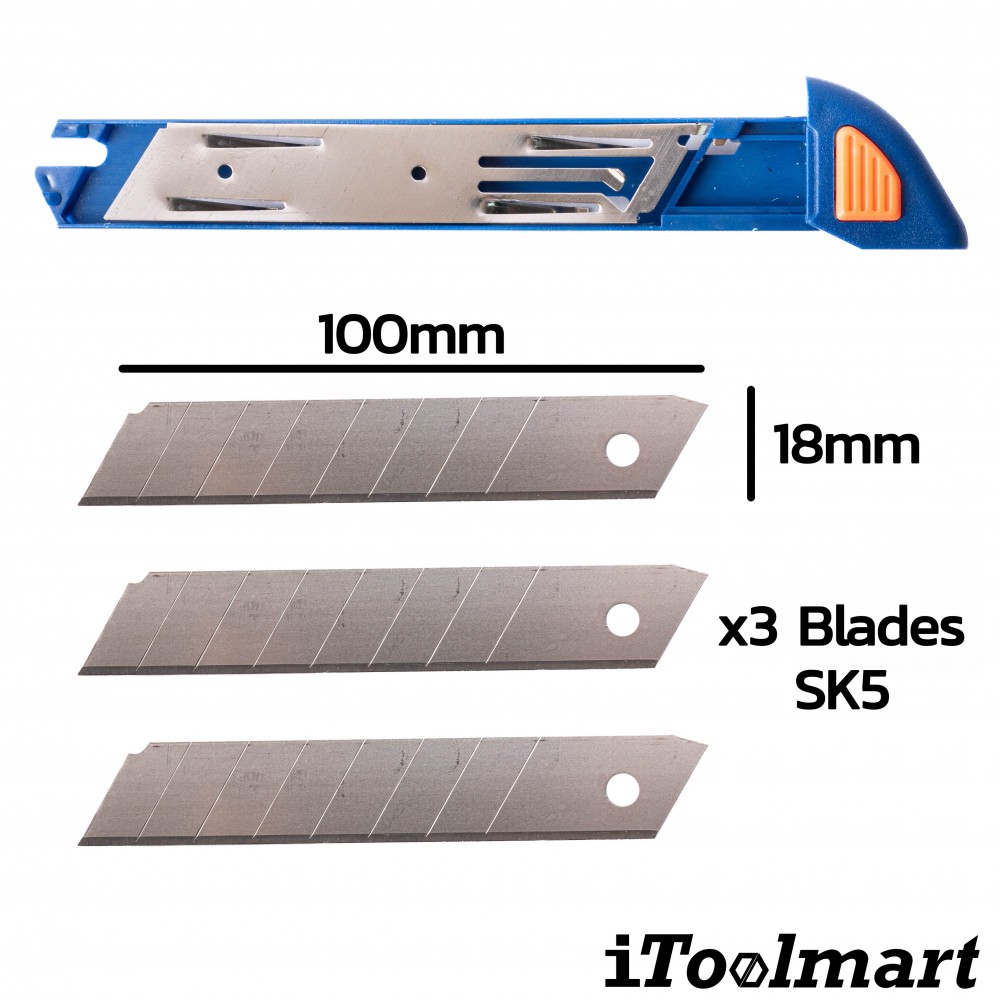 มีดคัดเตอร์ WADFOW 18x100mm WSK8618