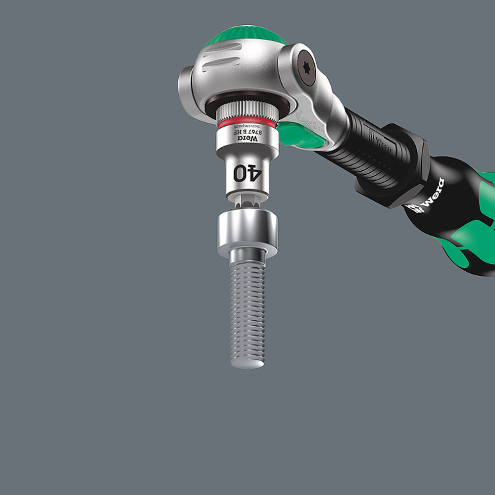 ชุดลูกบล็อกเดือย Wera 9723 Foam insert Zyklop B 38in bit socket set 1 05150113001 ชุด 22 ชิ้น