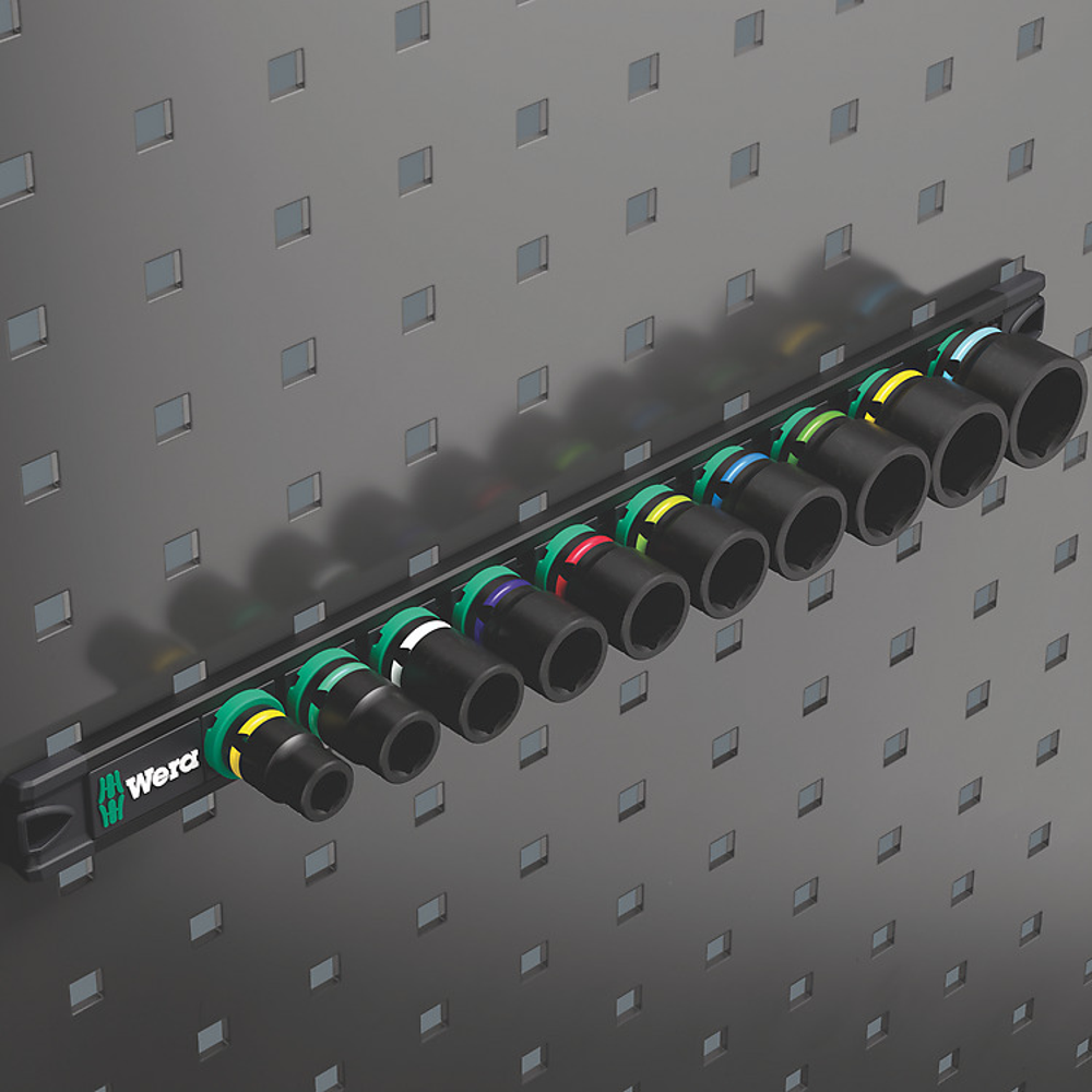 ชุดลูกบล็อก Wera 9607 Magnetic rail B Impaktor 1 05005451001 ชุด 10 ชิ้น